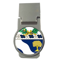 Coat Of Arms Of United States Army 143rd Infantry Regiment Money Clips (round)  by abbeyz71