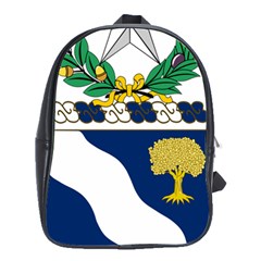 Coat Of Arms Of United States Army 143rd Infantry Regiment School Bag (large) by abbeyz71