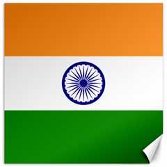 Flag Of India Canvas 16  X 16  by abbeyz71