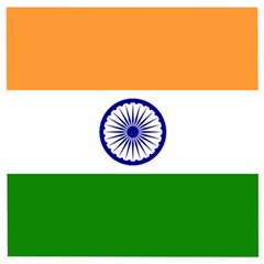 Flag Of India Wooden Puzzle Square by abbeyz71