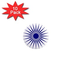 Ashoka Chakra 1  Mini Magnet (10 Pack)  by abbeyz71