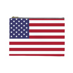Flag Of The United States Of America  Cosmetic Bag (large) by abbeyz71