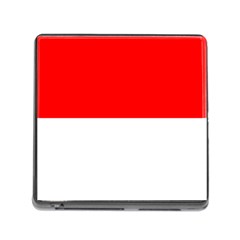 Flag Of Indonesia Memory Card Reader (square 5 Slot) by abbeyz71