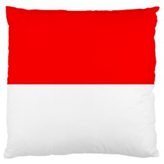 Flag Of Indonesia Standard Flano Cushion Case (one Side) by abbeyz71