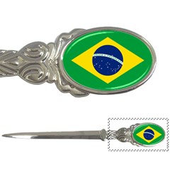 Flag Of Brazil Letter Opener by abbeyz71