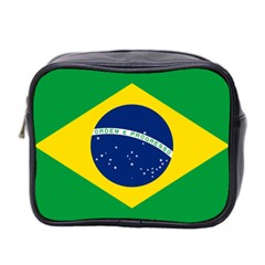 Flag Of Brazil Mini Toiletries Bag (two Sides) by abbeyz71