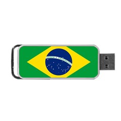 Flag Of Brazil Portable Usb Flash (one Side) by abbeyz71