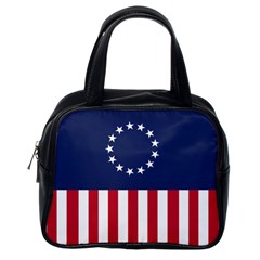 Betsy Ross flag USA America United States 1777 Thirteen Colonies vertical Classic Handbag (One Side)