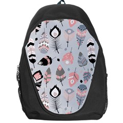 Ethnic Feather Backpack Bag