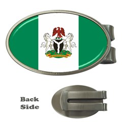 Flag Of Nigeria  Money Clips (oval)  by abbeyz71
