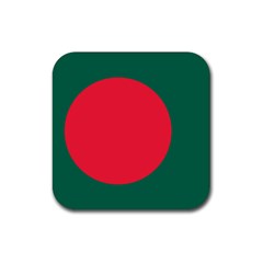 Flag Of Bangladesh Rubber Coaster (square)  by abbeyz71