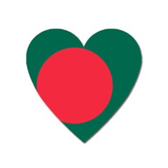 Flag Of Bangladesh Heart Magnet by abbeyz71