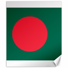 Flag Of Bangladesh Canvas 8  X 10  by abbeyz71