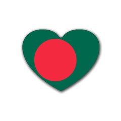 Flag Of Bangladesh Heart Coaster (4 Pack)  by abbeyz71