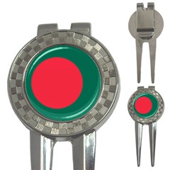 Flag Of Bangladesh 3-in-1 Golf Divots by abbeyz71