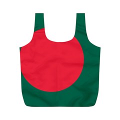 Flag Of Bangladesh Full Print Recycle Bag (m) by abbeyz71