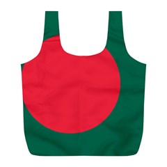 Flag Of Bangladesh Full Print Recycle Bag (l) by abbeyz71