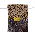 Cougar by Traci K  Lightweight Drawstring Pouch (XL) Back
