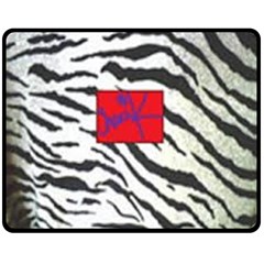 Striped By Traci K Double Sided Fleece Blanket (medium) 