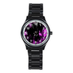 Fushion by Traci K Stainless Steel Round Watch