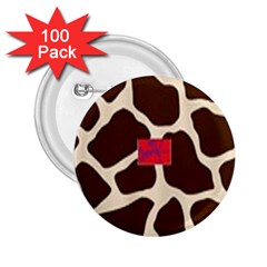 Giraffe By Traci K 2 25  Buttons (100 Pack)  by tracikcollection