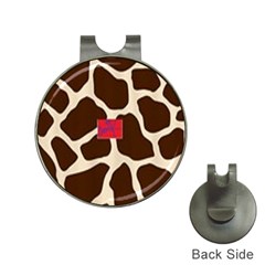 Giraffe By Traci K Hat Clips With Golf Markers