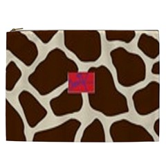 Giraffe By Traci K Cosmetic Bag (xxl)