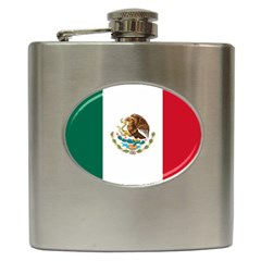 Flag Of Mexico Hip Flask (6 Oz) by abbeyz71