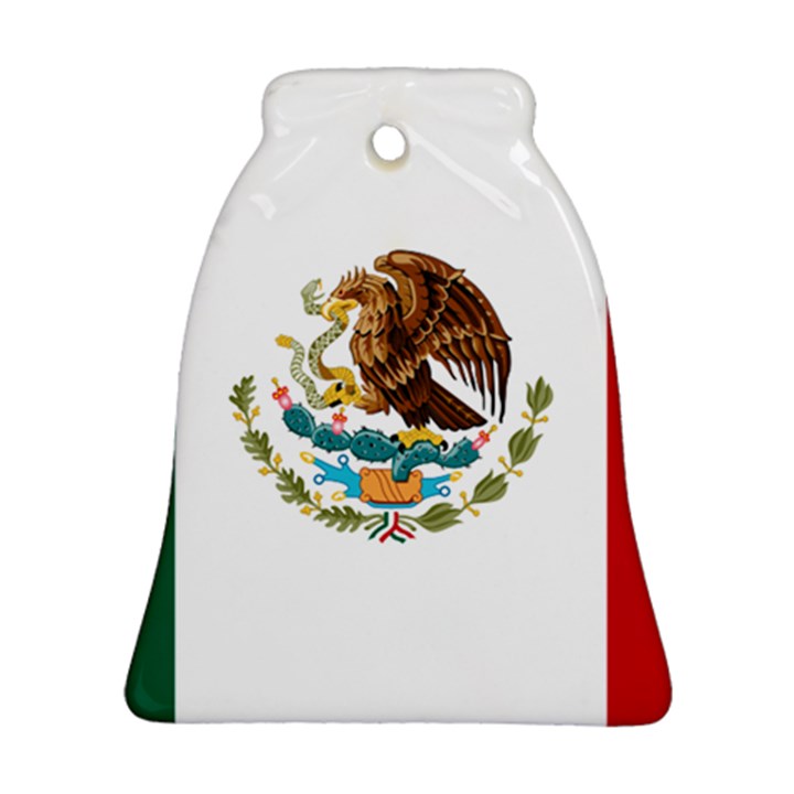 Flag of Mexico Bell Ornament (Two Sides)