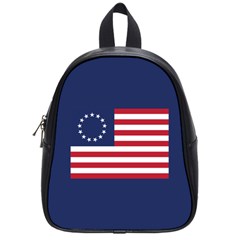 Betsy Ross Flag Usa America United States 1777 Thirteen Colonies Maga  School Bag (small) by snek