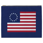 Betsy Ross flag USA America United States 1777 Thirteen Colonies MAGA  Cosmetic Bag (XXXL) Front