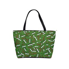 Pepe The Frog Face Pattern Green Kekistan Meme Classic Shoulder Handbag by snek