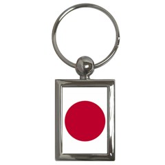 Flag Of Japan Key Chain (rectangle) by abbeyz71