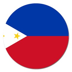 Flag Of The Philippines Magnet 5  (round) by abbeyz71