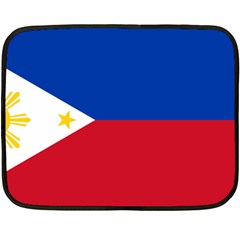 Flag Of The Philippines Double Sided Fleece Blanket (mini)  by abbeyz71