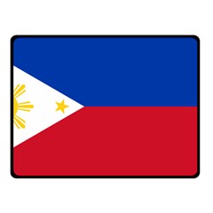Flag Of The Philippines Double Sided Fleece Blanket (small)  by abbeyz71