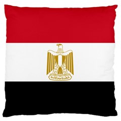 Flag Of Egypt Large Flano Cushion Case (one Side) by abbeyz71