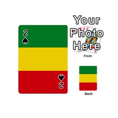 Ethiopia Tricolor Playing Cards 54 Designs (mini) by abbeyz71