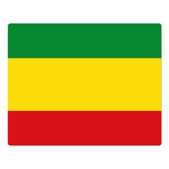 Ethiopia Tricolor Double Sided Flano Blanket (large) 