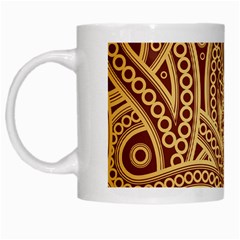 Fine Pattern White Mugs by Sobalvarro