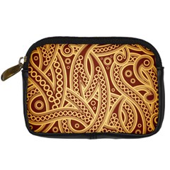 Fine Pattern Digital Camera Leather Case by Sobalvarro