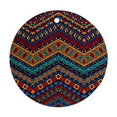 Untitled Round Ornament (two Sides) by Sobalvarro