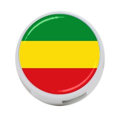 Current Flag Of Ethiopia 4-port Usb Hub (one Side) by abbeyz71