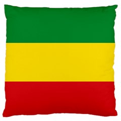 Current Flag Of Ethiopia Standard Flano Cushion Case (one Side) by abbeyz71