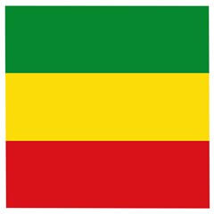 Current Flag Of Ethiopia Wooden Puzzle Square by abbeyz71