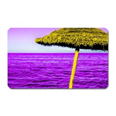 Pop Art Beach Umbrella Magnet (rectangular) by essentialimage