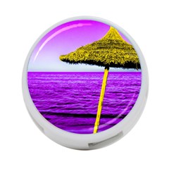 Pop Art Beach Umbrella 4-port Usb Hub (one Side) by essentialimage