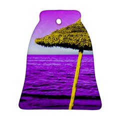 Pop Art Beach Umbrella Ornament (bell) by essentialimage