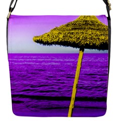 Pop Art Beach Umbrella Flap Closure Messenger Bag (s)