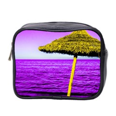 Pop Art Beach Umbrella Mini Toiletries Bag (two Sides)